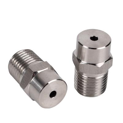 China Dust Collection Low Pressure 1/4 Thread Full Size 303 Stainless Steel Cone Nozzle for sale