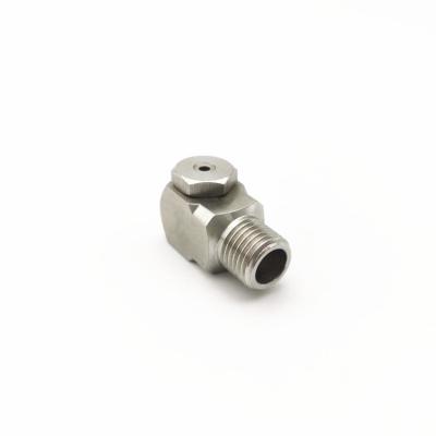 China Dust Collection 303 Stainless Steel Thread Size 1/8 Cavity Cone Nozzle For Spraying for sale