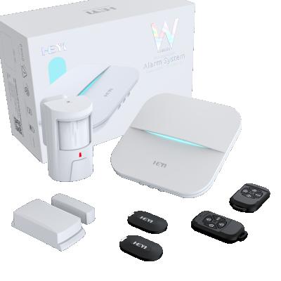 China HEYI home security wireless alarm system factory automatic advanced simple safe home wifi siren alarm systems for sale