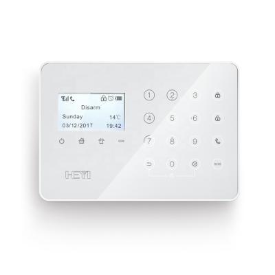 China HY-H Home Alarm 7am Disarm Delay Function LCD Touch Screen Wireless Boat Alarm System for sale