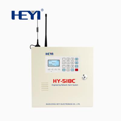 China Easy to use with 4*4 keypad HEYI GSM/GPRS/LAN/PSTN theft preventiongsm intruder alarm system with LCD display for sale