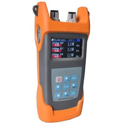 China FTTH Handheld Fiber Optic PON Power Meter for sale