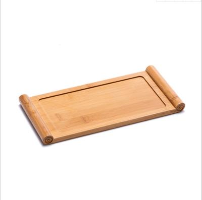 China Viable Rectangle Bamboo Tea Sushi Ttray  Sustainable, Stocked Customized Logo Acceptable for sale