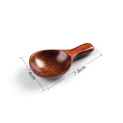 China Viable Wooden Short Handle Large Honey Spoon  Sustainable, Stocked Customized Logo Acceptable for sale