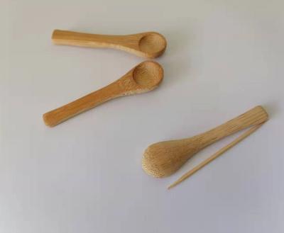 China 7cm mini viable bamboo scoop for ice cream 	Wooden Kitchen Tools Customize Logo Acceptable for sale