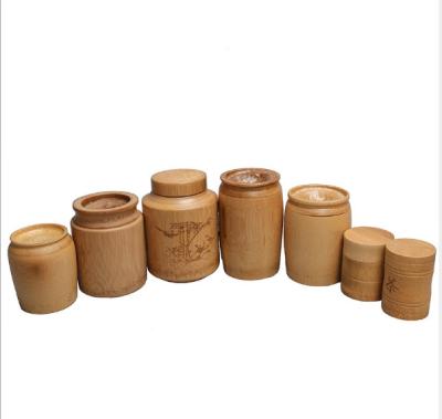 China Sustainable Bamboo Stand Flower Pot Bamboo Containers for sale