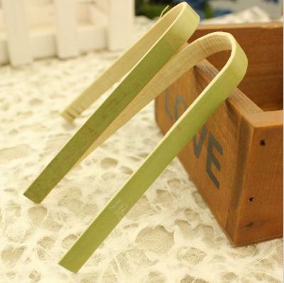 China Natural Bamboo Skin Food Bamboo Green Clips / Tongs 	Wooden Home Accessories for sale