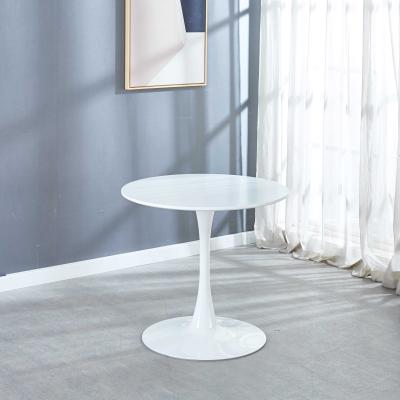 China Modern USA STORE 31.5 inch White Tulip Table a mid century table for 2-4 people with a circular MDF table top for sale