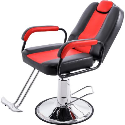 China Modern USA STOCK luxury reclining barber chair with heavy pump, suitable for Tatu spa equipment in beauty salon for sale