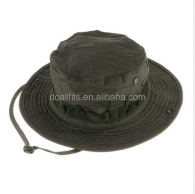 China Combat Camouflage Ripstop Olive Military Boonie Bush Jungle Sun Outdoor Checked Hat for sale