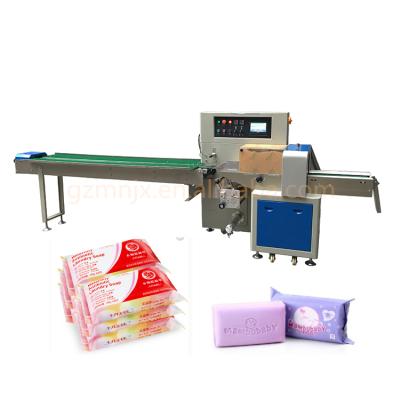 China beverage band server soap wafer chocolate cookie horizontal kd 350 hot melt pillow candy packing machine for sale