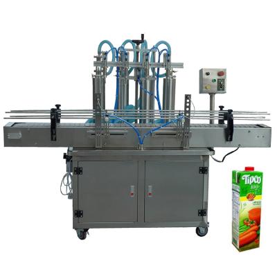 China Beverage 4 6,8,16 Heads Frying Oil Filling Machine Liner Oil Filling Machine Oil Packing Machine for sale