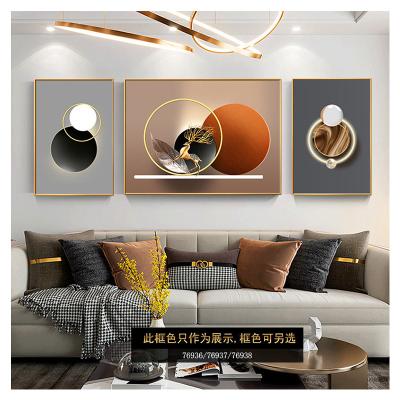 China Classic living room decoration painting light luxury atmosphere sofa background wall painting for sale