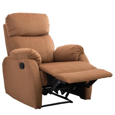 China Luxury Simple European Style Extended Home Theater Manual Microfiber(Other)Adjustable Fabric Set One Seater Kd Recline Cheap Max Recliner Sofa for sale