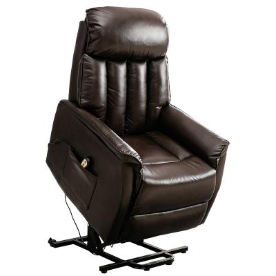 China Electric Power Sofa Luxury Massage Leather Remote (Other) Elderly Adjustable Modern Recliner Simple Elderly Okin's Recliner Single Elderly Control Lift Chair for sale