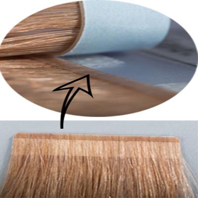 China Wholesale Drawn Wave Tape Hair Extension Cheap Russian Silky Straight Double Invisible Blonde Blonde Hair for sale