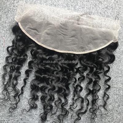 China HD Water Wave Lace Front Human Hair Wigs Water Wave Ear To Ear Transpartent Lace Frontal for sale