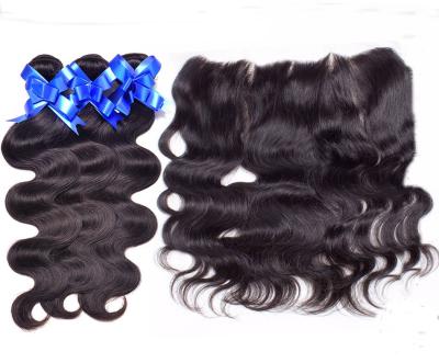 China Body Wave Factory Price Cutical Aligned Raw Indian Hair Ear To Ear Lace Headband for sale