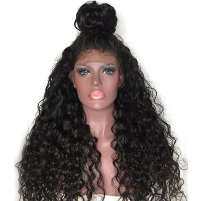 China Indian Curly Full Lace Wig Remy Human Hair Afro Kinky Curly Lace Wig With Baby Hair For Black Women for sale