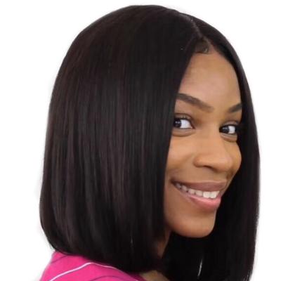 China Silky Straight Wave Wigs Short Hair Wigs For Black Women for sale