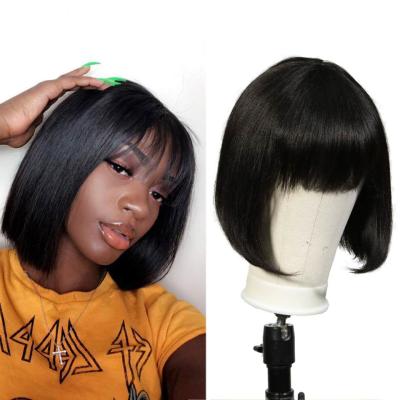 China Bob Haircut Hair Wigs 100%Human Short Hair Wigs For Women None Lace Hair Wigs for sale