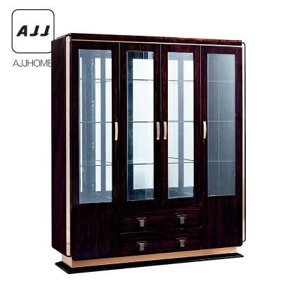 China AJJ Jianmei Furniture AJJ Jianmei Wine Cabinet Eco-friendly Simple Modern Cabinet Small Project Light Luxury Solid Wood Wine Cabinet Support APAR for sale