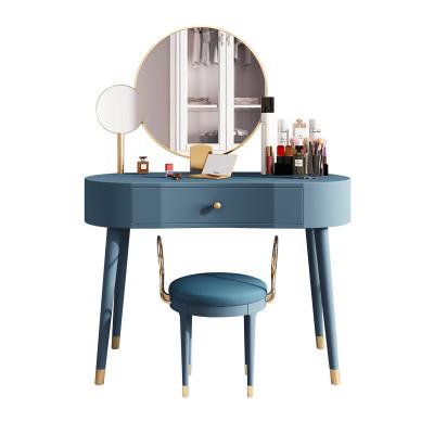 China Luxury bedroom dressing table AJJ BY34 Console Table AJJ dressing table makeup table Nordic net red light creative light for sale