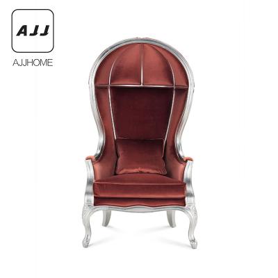 China AJJ BQ74 modern neoclassical modern villa furniture wine cabinet simple living room bedroom furniture set fabric lounge chair for sale