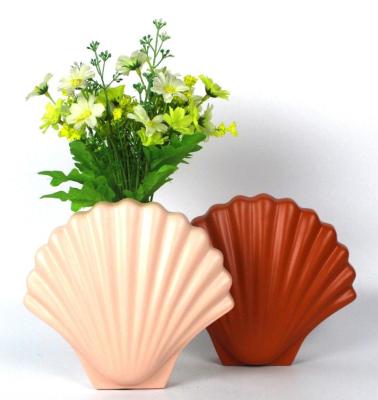 China Desktop Decoration Mini Flower Pot Shell Conch Thumb Flower Pot China AJJ Multicolor Succulent Home Ministry for sale