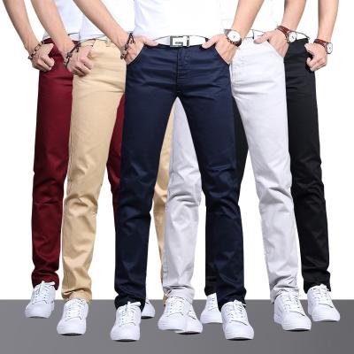 China Wholesale New Men's Fashionable Work Trousers Hot Spring Breathable Casual Thin Pants for sale