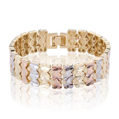 China CLASSIC High Quality Jewelry Women Elegant Bracelet 18K Gold Bracelets For Girl for sale