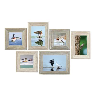 China The decorative six consecutive frames feature the decorative paintings photo frames hot selling set of paintings photo frames for sale