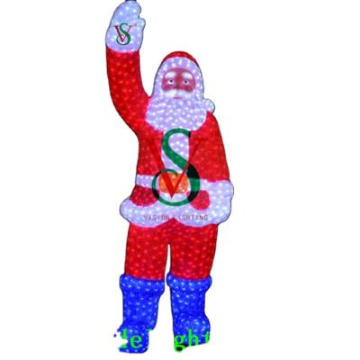 China Discount Hot Santa Claus Christmas Motif Light 2D Holiday Decoration Sales for sale