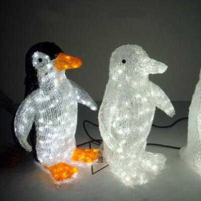 China Penguin Light Hot Sales 2D Discount Gum Penguin Christmas Pattern Light for sale