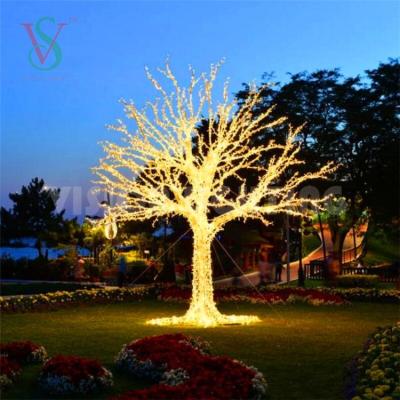 China Other Commercial White Lighted Holiday Decoration Artificial Led Color High Brightness Lighted Tree for sale