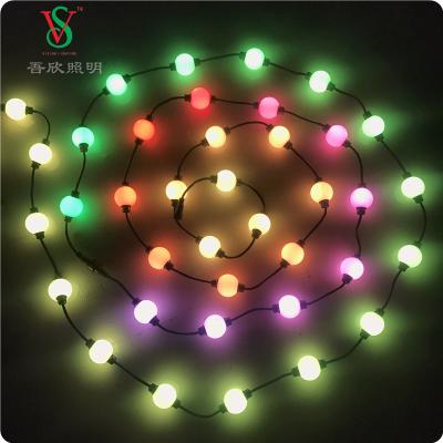 China Durable 2022 Decorative Colorful Waterproof Led Ball Bulb String Light For Commercial Festival Use for sale