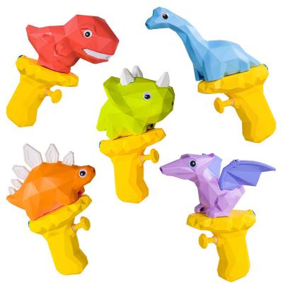 China Hot Selling Cute Kids Toys Cartoon Dinosaur Water Gun Cheap Squirt Guns Beach Party Toys Kids Summer Outdoor Shooting Game for sale