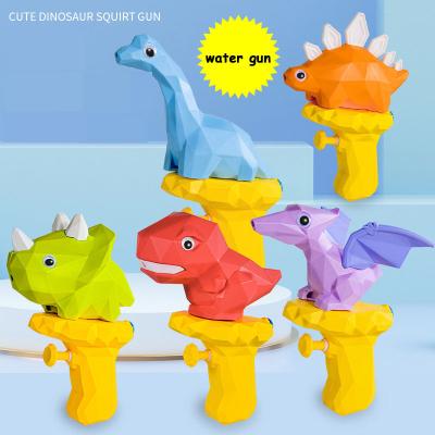 China High Quality Kids Toys Cartoon Dinosaur Water Gun Cute Beach Party Toys Cheap Squirt Guns Bathroom Kids Play Shooting Game for sale