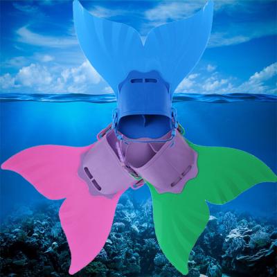 China 2021 New Design Hot Selling High Quality Eco-friendly Durable Soft Fins For Kids Adjustable Swimming Diving Fins Underwater Fins for sale