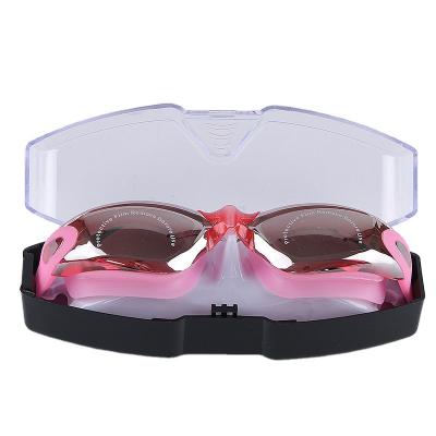 China 2021 new design universal UV-protection fashion swimming goggles silicone anti-fog soft PC LENS electroplating lenses wholesale for sale