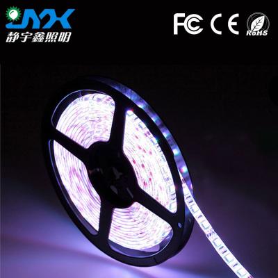 China Warehouse LED SMD 5050 Light Strip RGB Factory Outlet Colorful Decoration IP65 12V Max Waterproof Luminous White Body Lamp Copper Power for sale