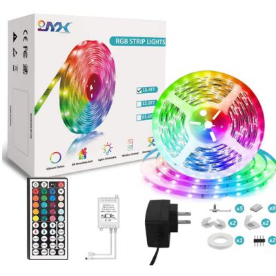 China HOTEL 16.4FT RGB LED Strip Lights for Home Decor, Bedroom LED Strip Light Kit with DIY Color Options, Color Changing LED Lights for sale