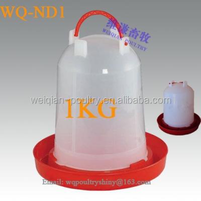 China 1L new type plastic chicken feeder drinker and automatic poultry drinkers, automatic drinker for chicken for sale