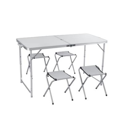 China Easy Folding And Aluminum Portable Camping Outdoor Modern Table And Chairs Transport Set for sale