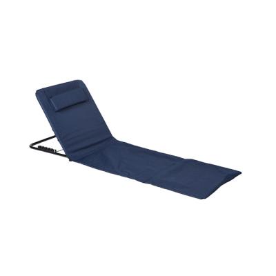 China Modern Fishing Adjustable Foldable Beach Mat With Carry Bag Chair Metal Outdoor Furniture for sale