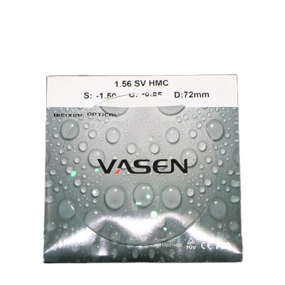 China Wholesale Single Vision 1.56 Index Eyeglass Lenses HMC Single Vision Optical EMI Lens for sale