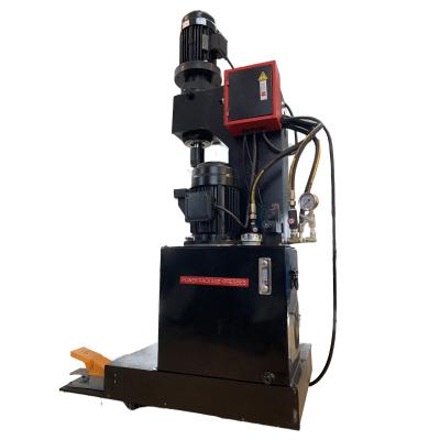 China Hotels Light Weight Low Energy Consumption Stainless Steel Semi Tubular High Accuracy Hydraulic Riveting Machine for sale