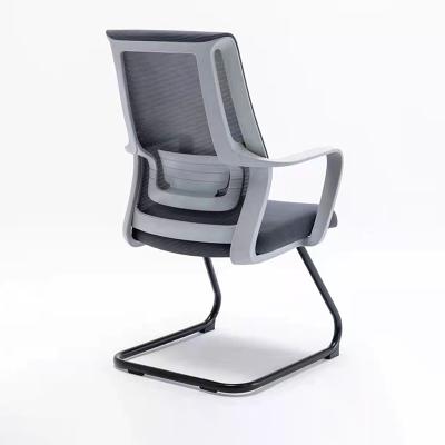 China (Size)Adjustable Comfortable Cheap Conference Mesh Chair For Office Library Staff Chair Mesh Ergonomic Sled Shape Based Visitor Meeting for sale