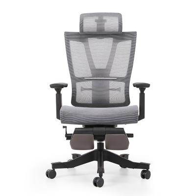 China Li&sung 10005 Adjustable Office Chair Ergonomic Design Full Mesh Chair High Back Foot (Height) Rest Executive Office Chair for sale