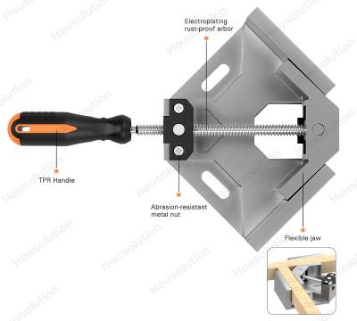 China OEM / ODM Aluminum SILVER Surface Treatment 90 Degree Positioning Square Right Angle Flange for sale